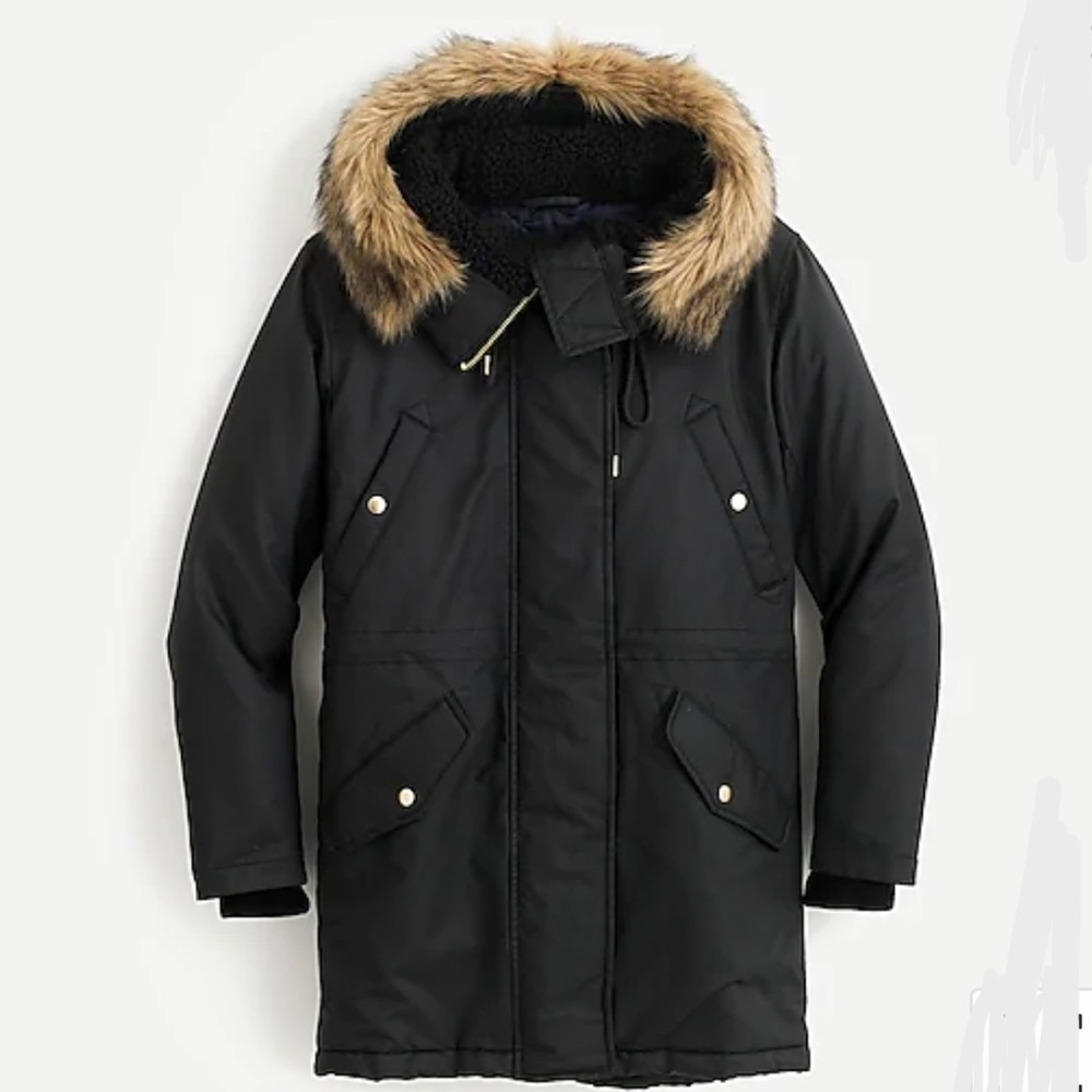 J Crew perfect winter parka medium/tall